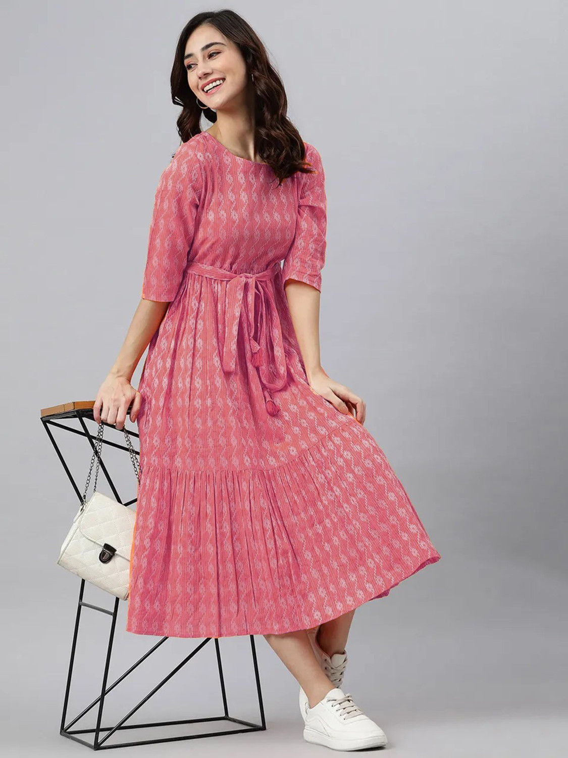 Shrivani Cotton Blend Flared Kurta 