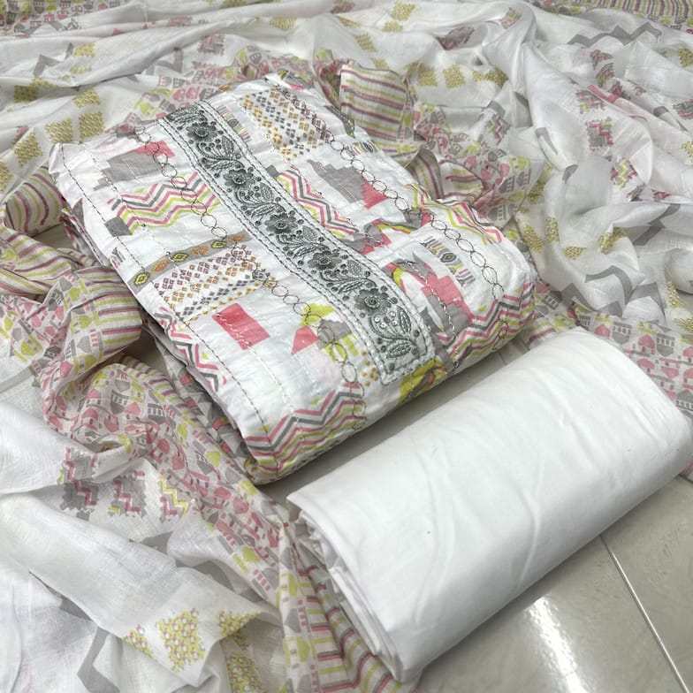 Kala Sutra Digital Traditional Salwar Suit Material