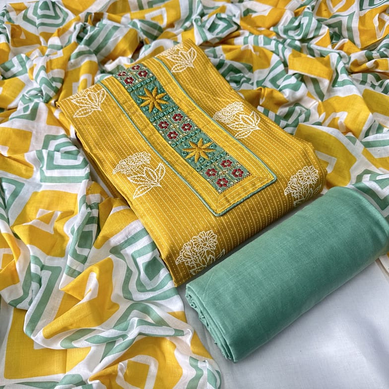 Kala Sutra Floral  Casual Festive  Salwar Suit Material