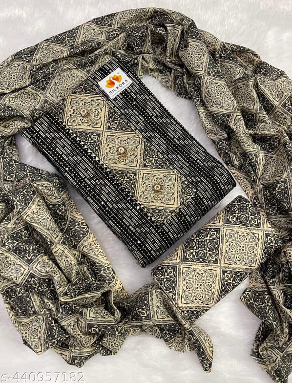 Kala Sutra  Cotton Neckline Style  Salwar Suit Material