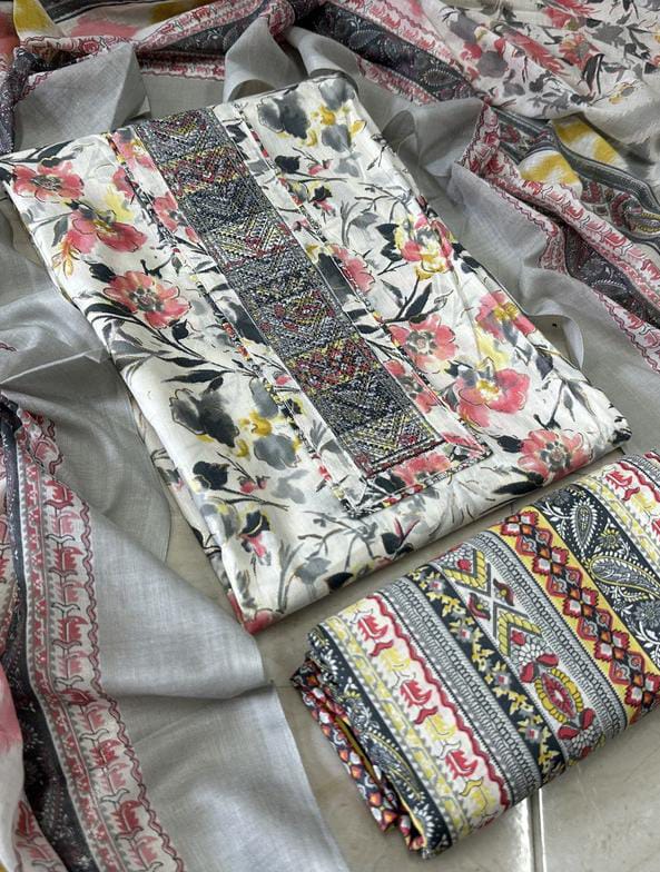 Kala Sutra  Neckline Style Salwar Suit Material