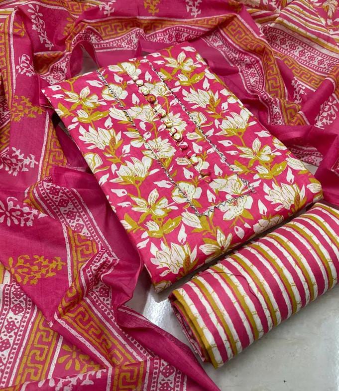 Kala Sutra Casual Thread Salwar Suit Material