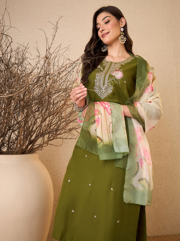 Rivanta Viscose Rayon Salwar Suit Set 