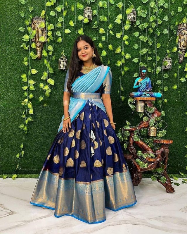 Firozae Self Design Lehenga Choli