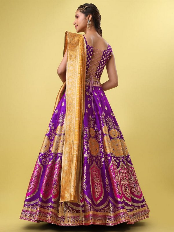 Purvika Zari Festive Wear Lehenga Choli