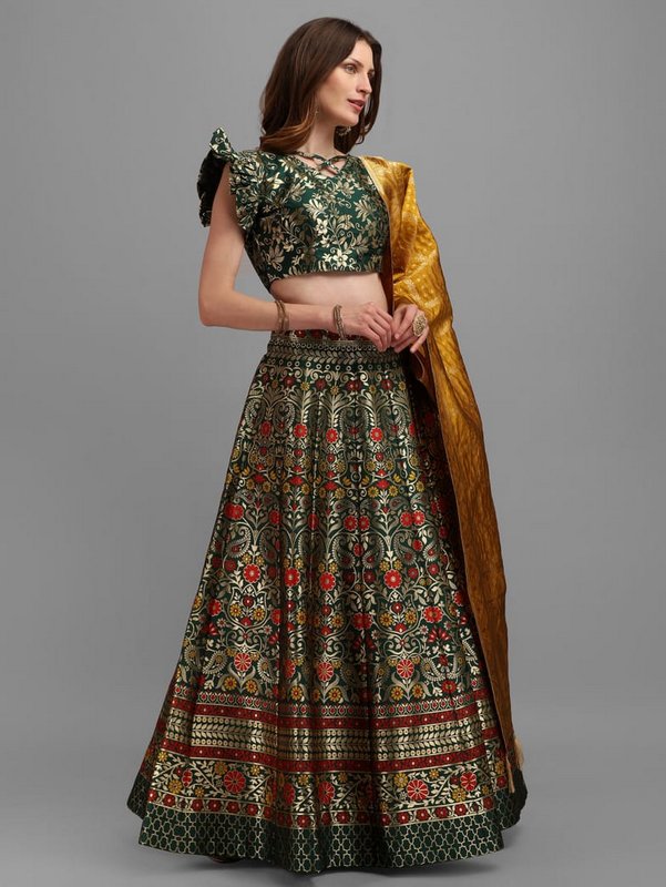 Purvika Heavy Floral Lehenga Choli