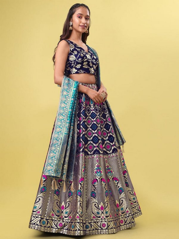 Purvika Silver Colour Pari Lehenga Choli