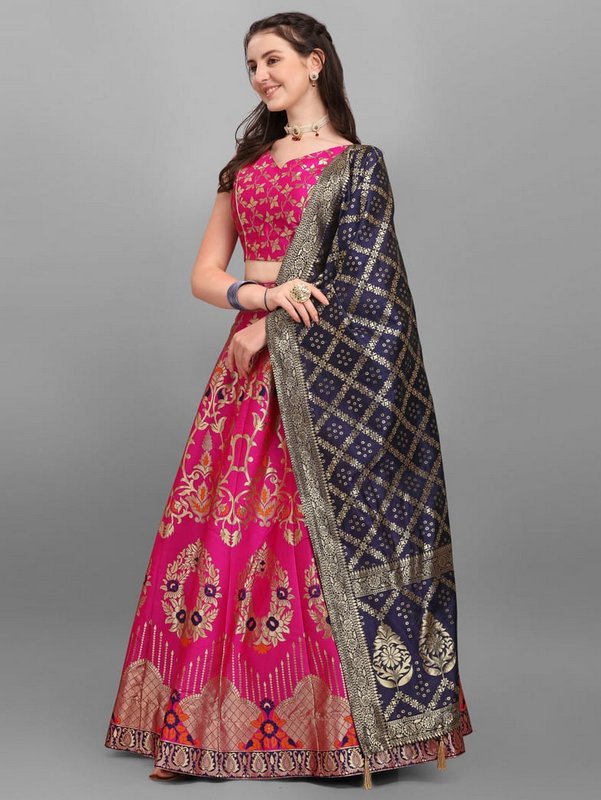 Purvika Rose Motif Lehenga Choli