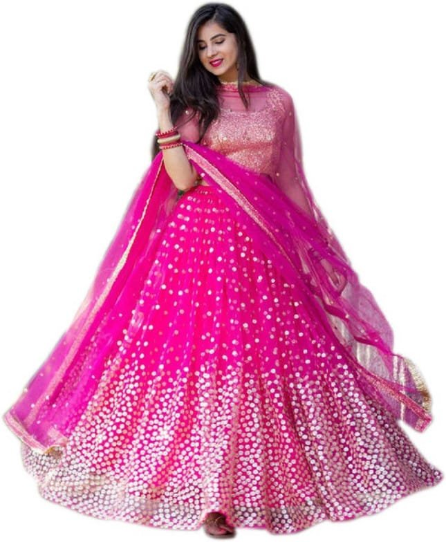 Trivenika Silver Dots Lehenga Choli
