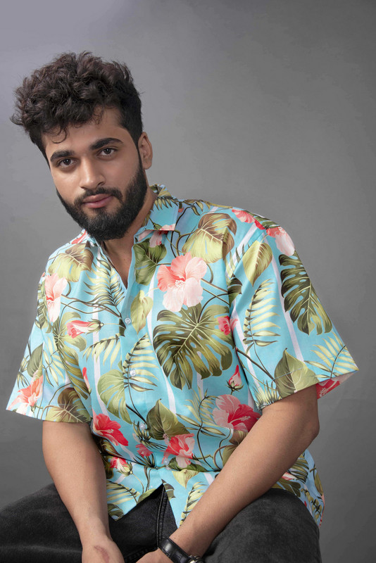 Metronex Floral Print Casual Shirt