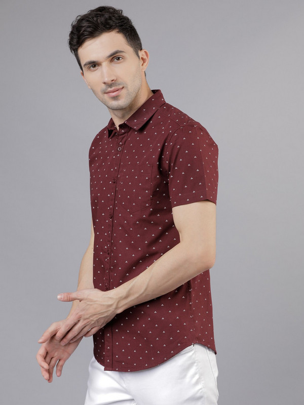 Havric Triangular motifs print Shirt