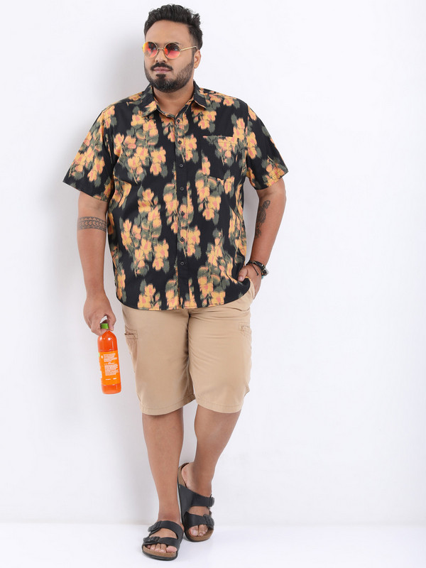 Havric Hibiscus leaves Print Shirt