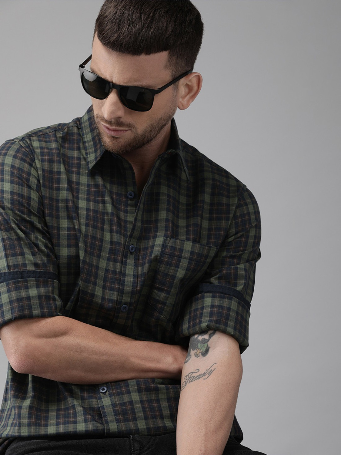 Gingham-style check Shirt