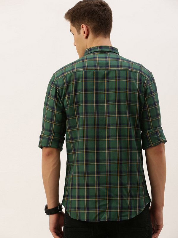 Ivaan Windowpane check button-downShirt