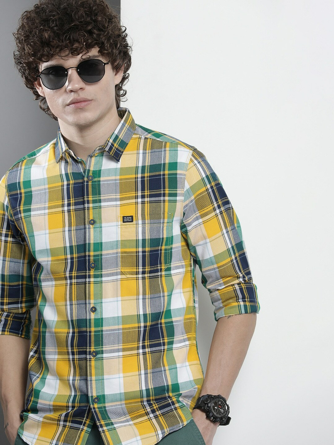 Ivaan Madras plaid pattern Shirt