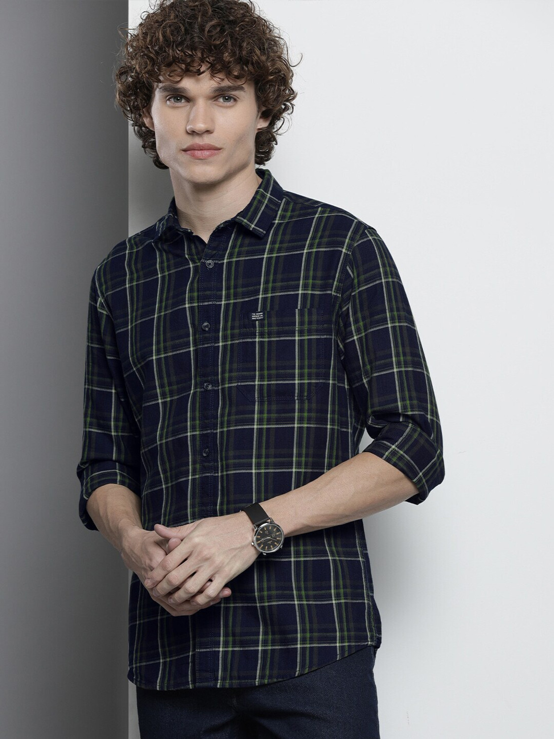 Ivaan Black Watch-style plaid Shirt