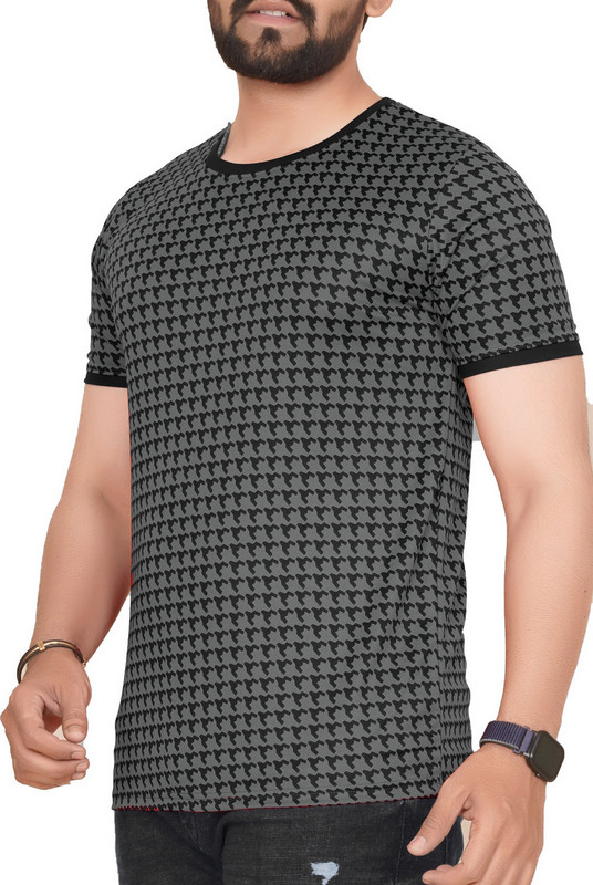 Kavish Round Neck Polyester T-Shirt