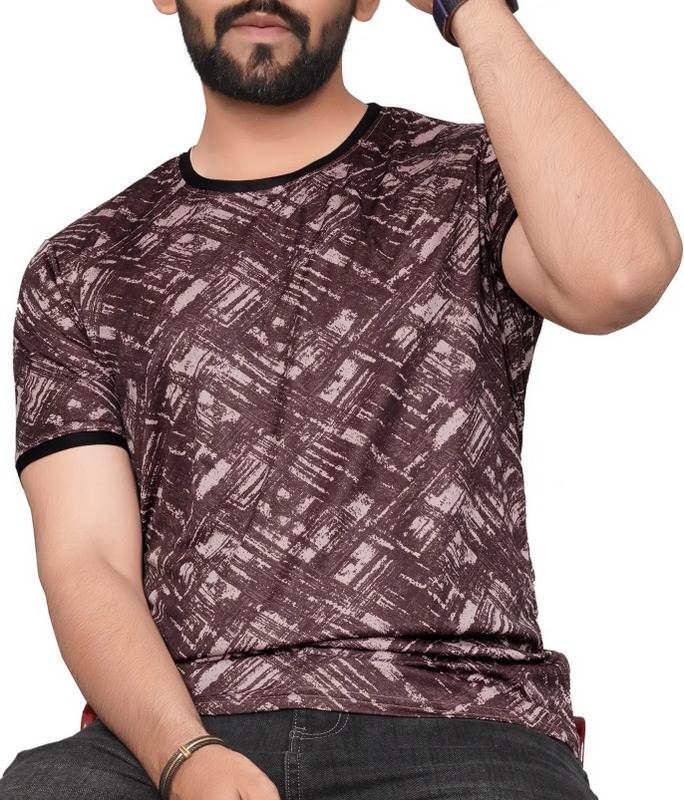 Kavish Geometric grid pattern  T-Shirt