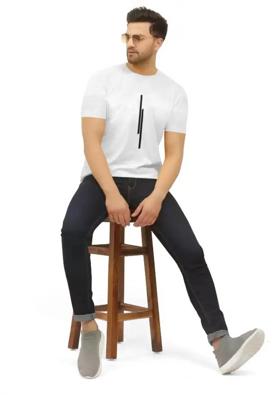 Kavish Vertical geometric Print T-Shirt