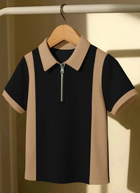 Kavish Quarter-Zip Polo T-Shirt