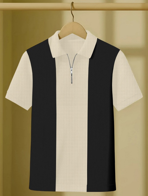 Kavish Vertical Color-Block T-Shirt