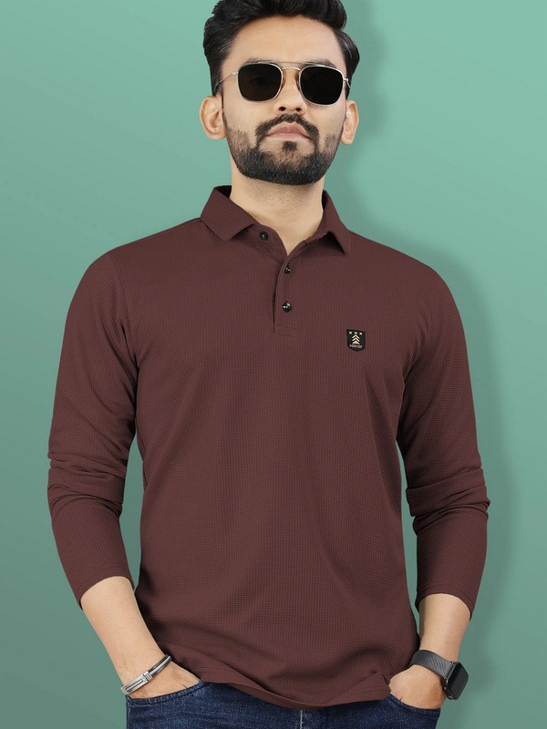 Verve Long-sleeved polo t-shirt