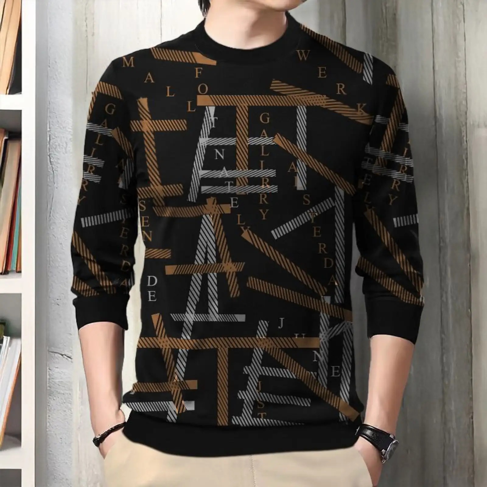 TeeCulture Deconstructed typographic design T-shirt 
