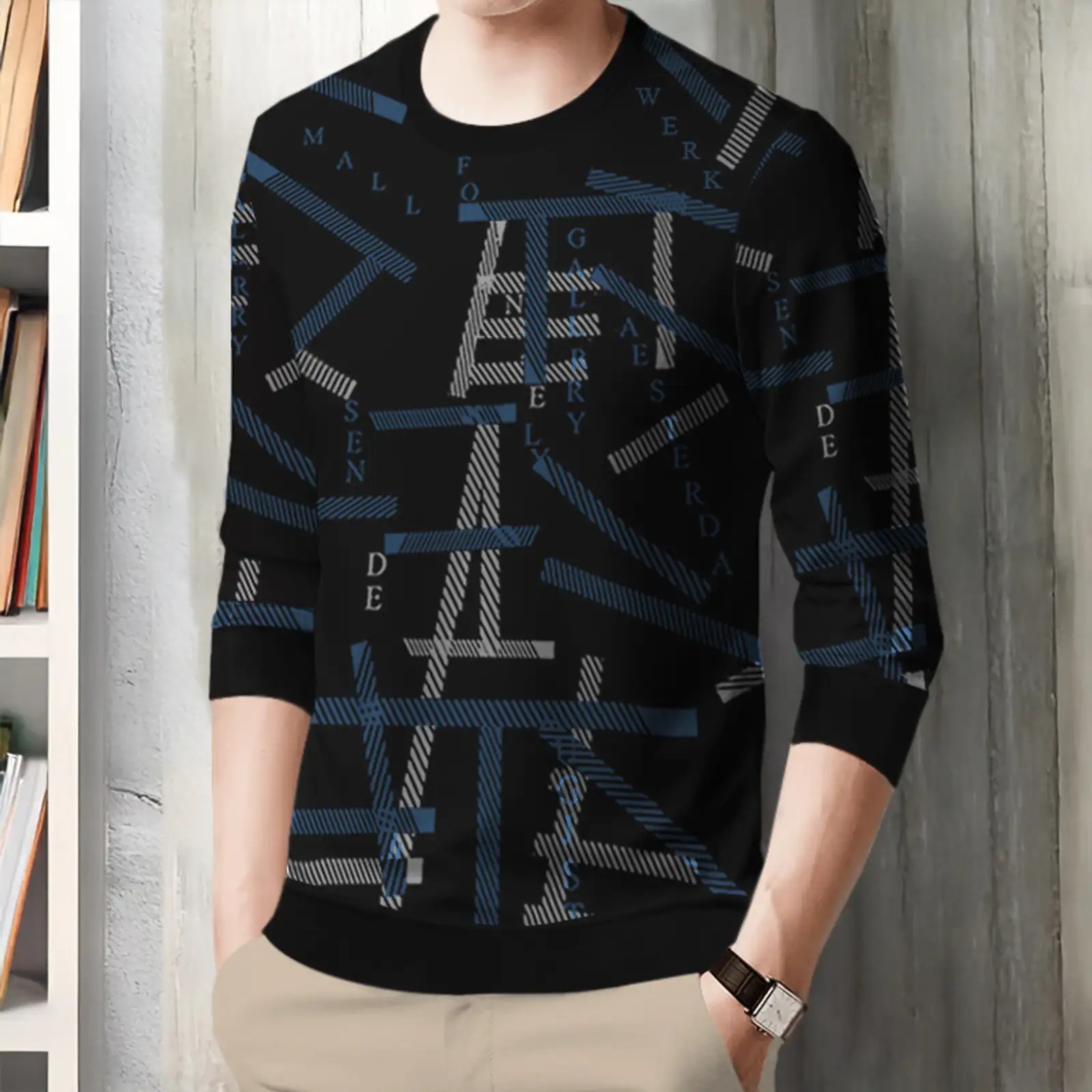TeeCulture Deconstructed typographic design T-shirt 