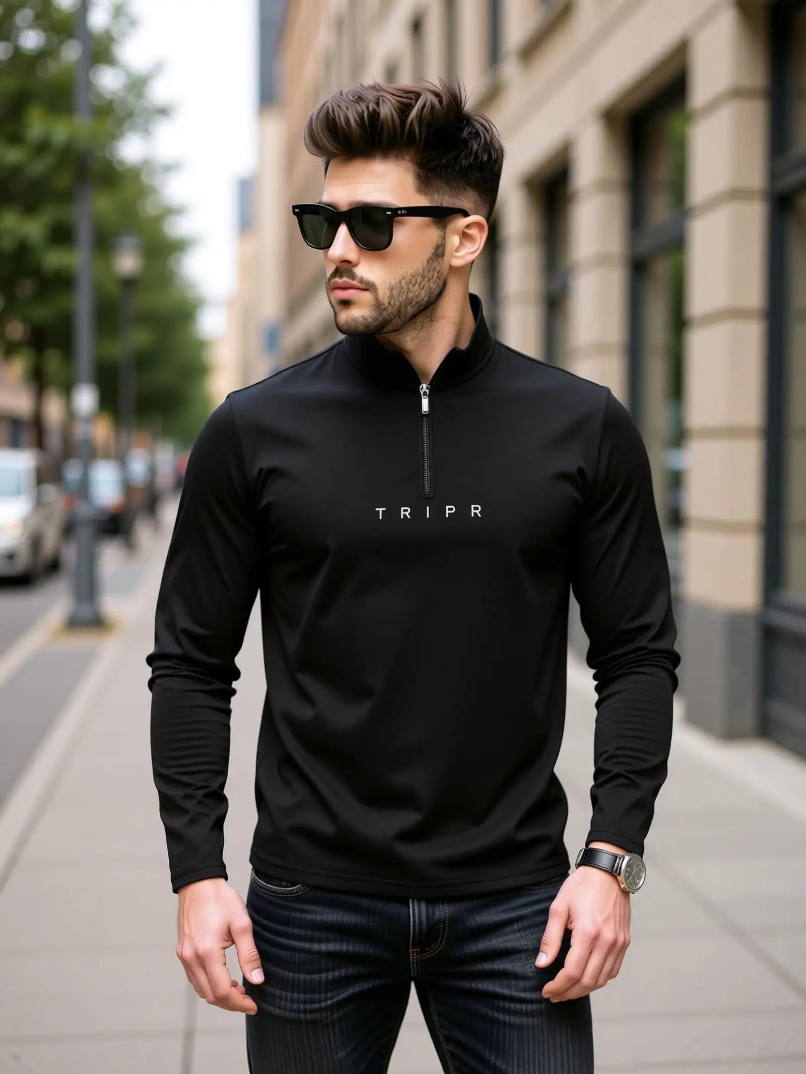 TeeCulture T R I P R printed  T-Shirt