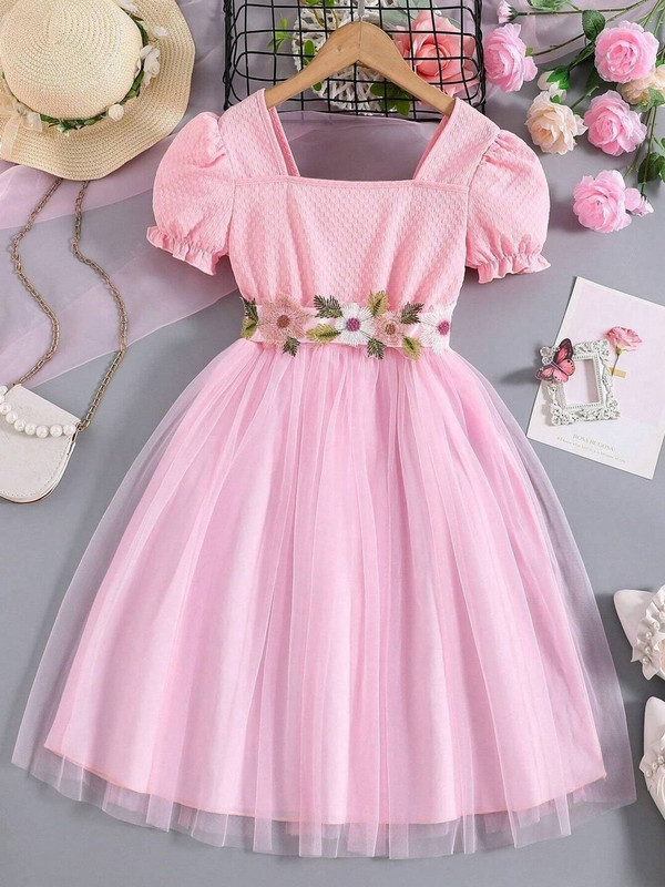 Moonette Puff sleeves Midi