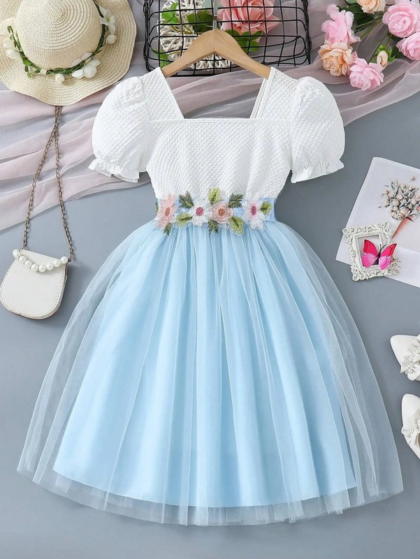 Moonette Puff sleeves Midi