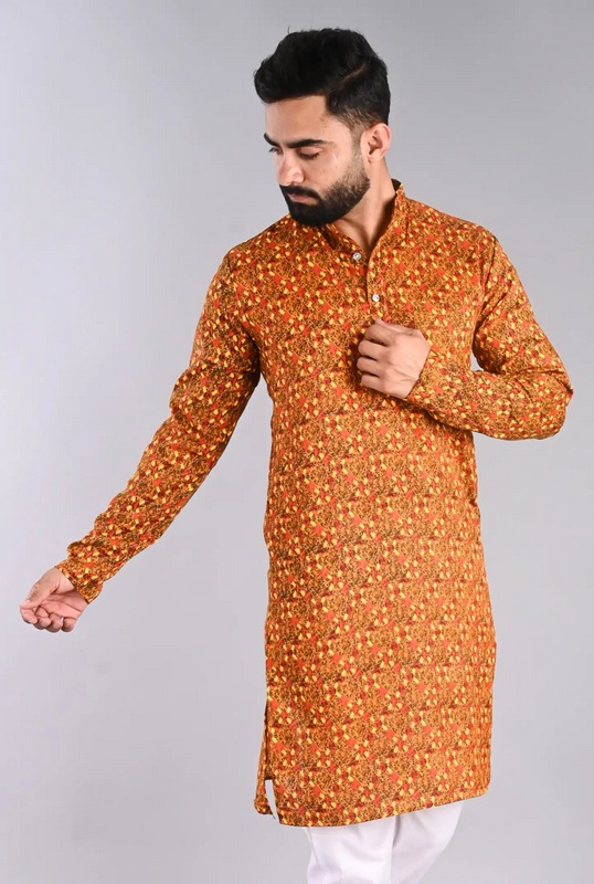Festivo Floral-mosaic print Kurta