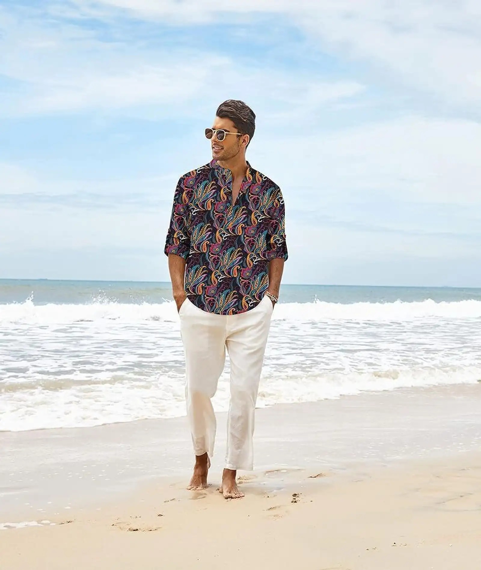 Hridhaan All-over Paislep Print Shirt