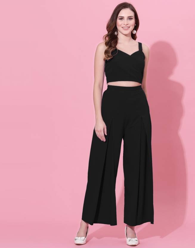 Selvyn V-neck crop top