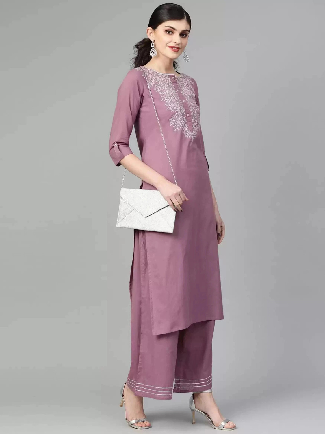  Pilessa Embroidered Viscose RayonSalwar Suit Set