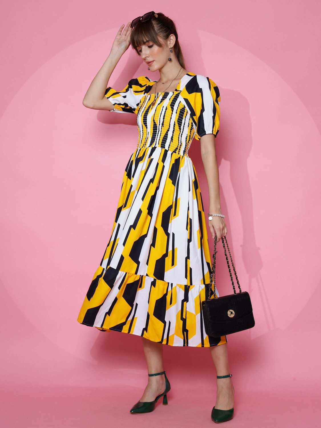 Shemora Western Wear  Midi Dress