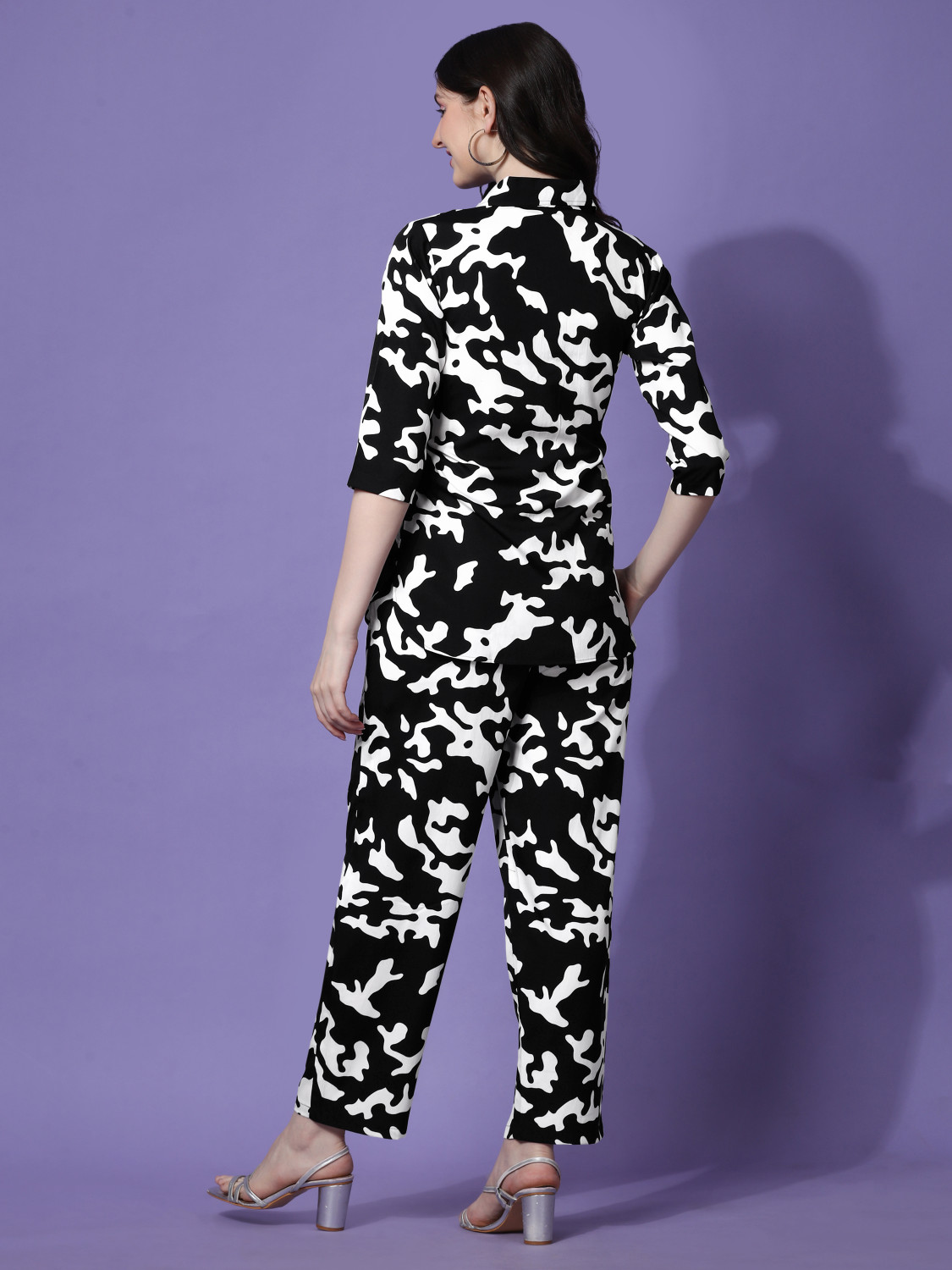 Shemora Embossed Polyester Dress
