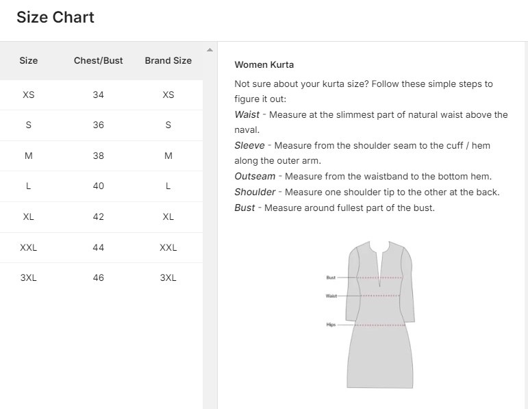 Shrivani Cotton Blend Flared Kurta 