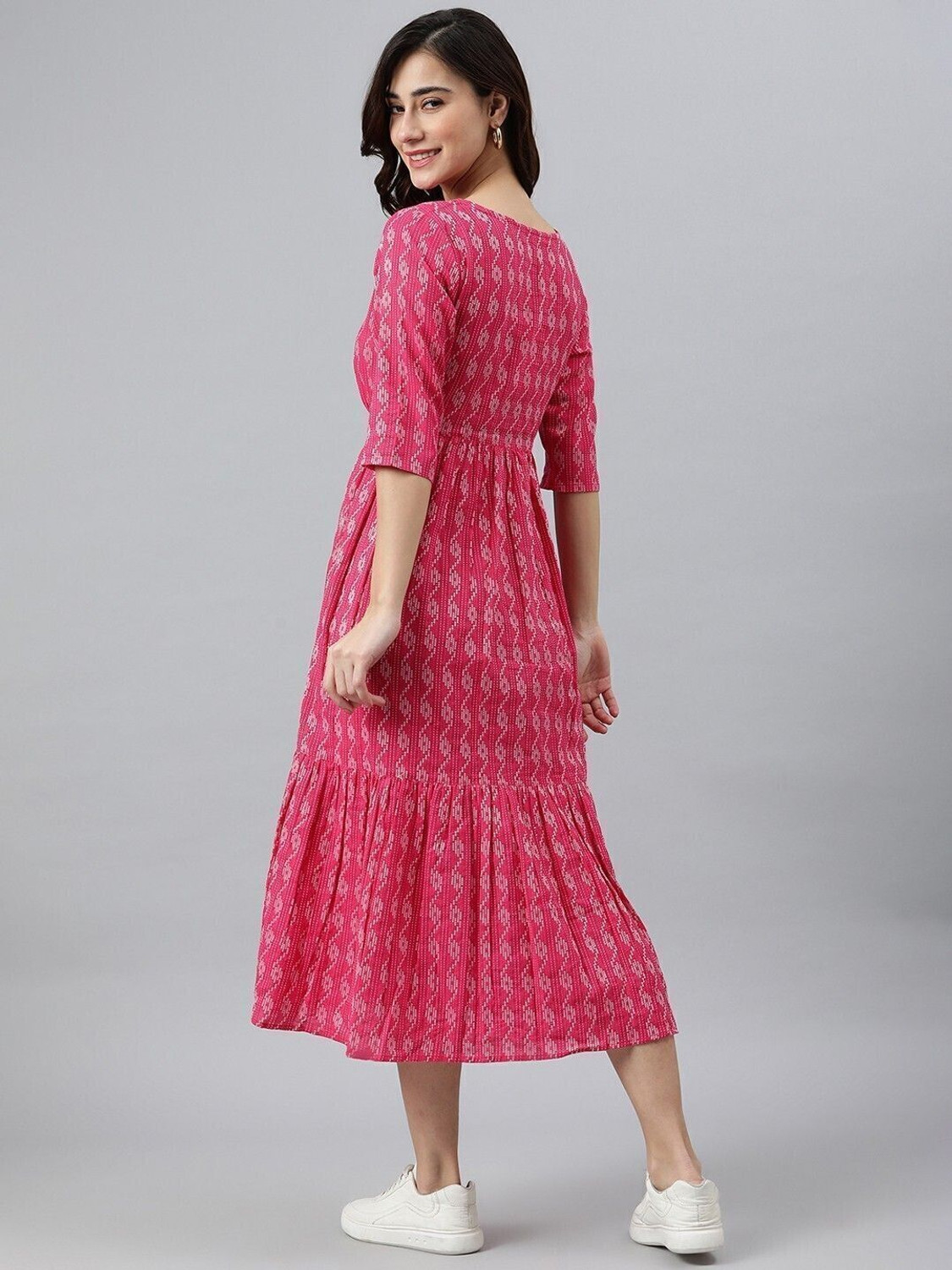 Shrivani Cotton Blend Flared Kurta 