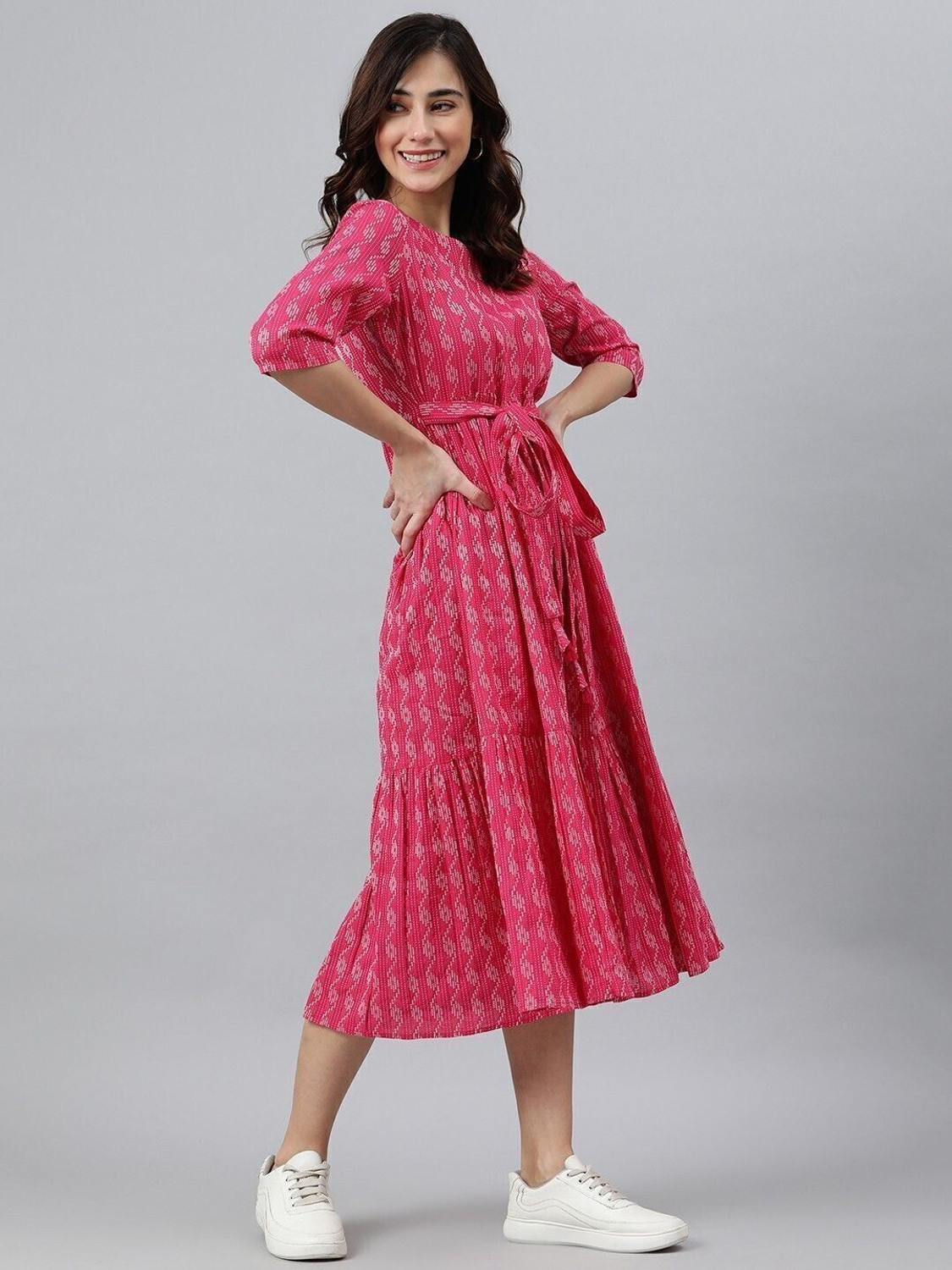 Shrivani Cotton Blend Flared Kurta 