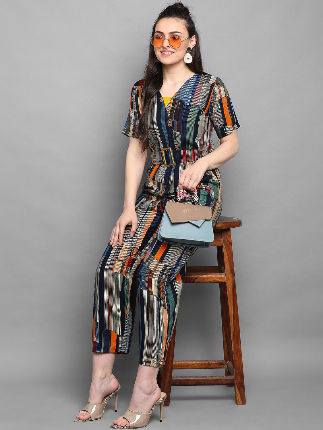 Joriana  Rayon Long Jumpsuit