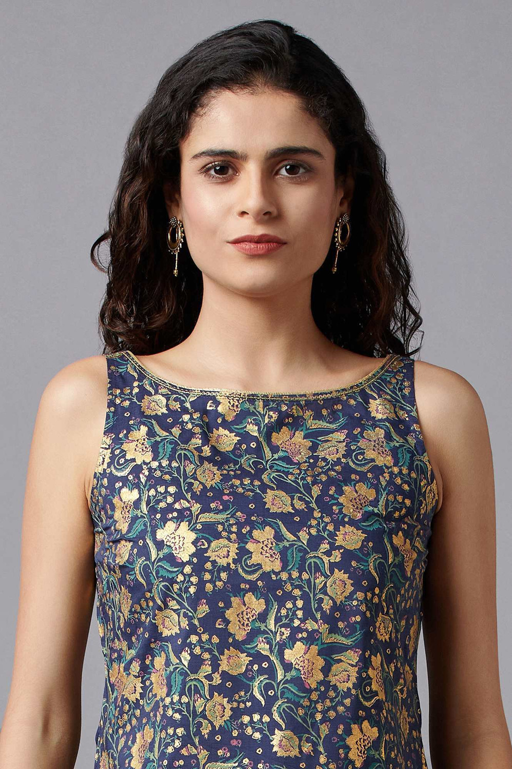 Auralis Polyester Straight  Salwar Suit Set