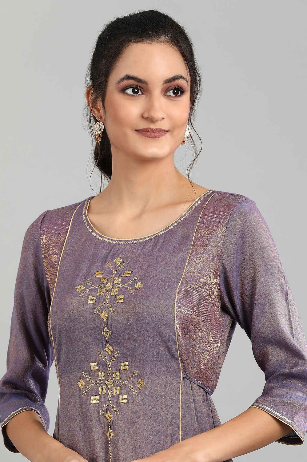 Auralis Embroidered Viscose Rayon Salwar Suit Set