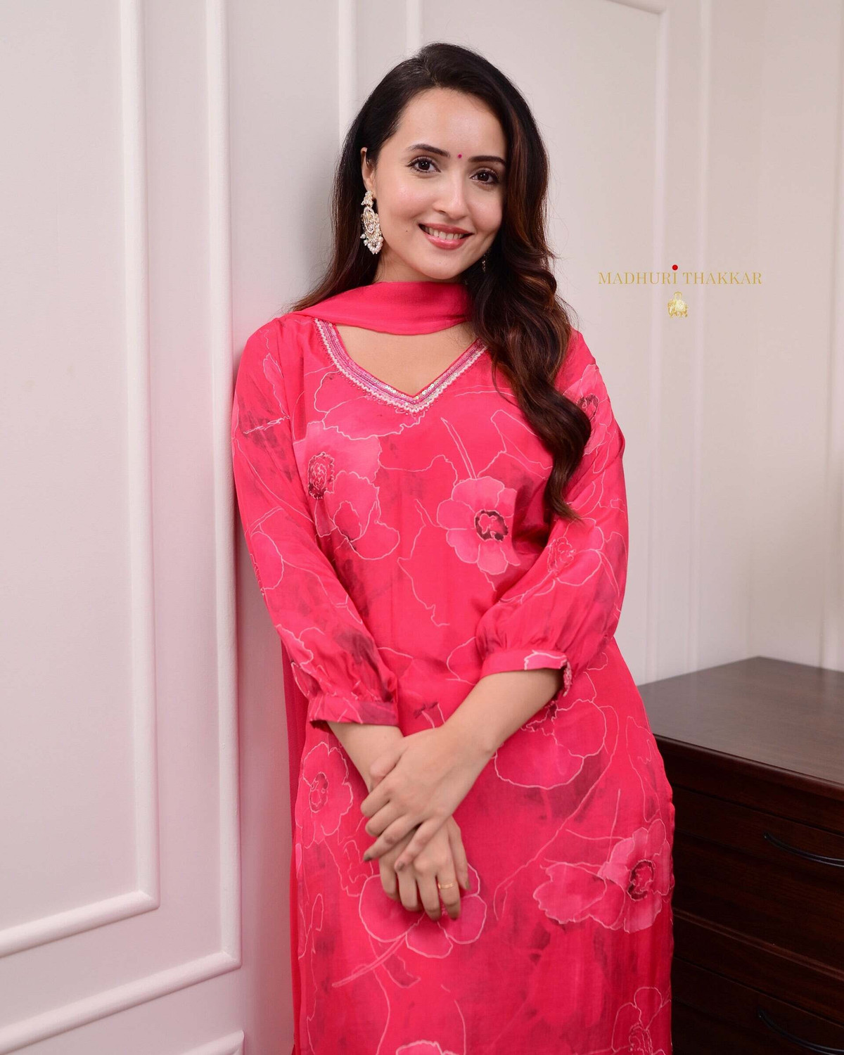   Pilessa Rani Pink Festive Salwar Suit Set