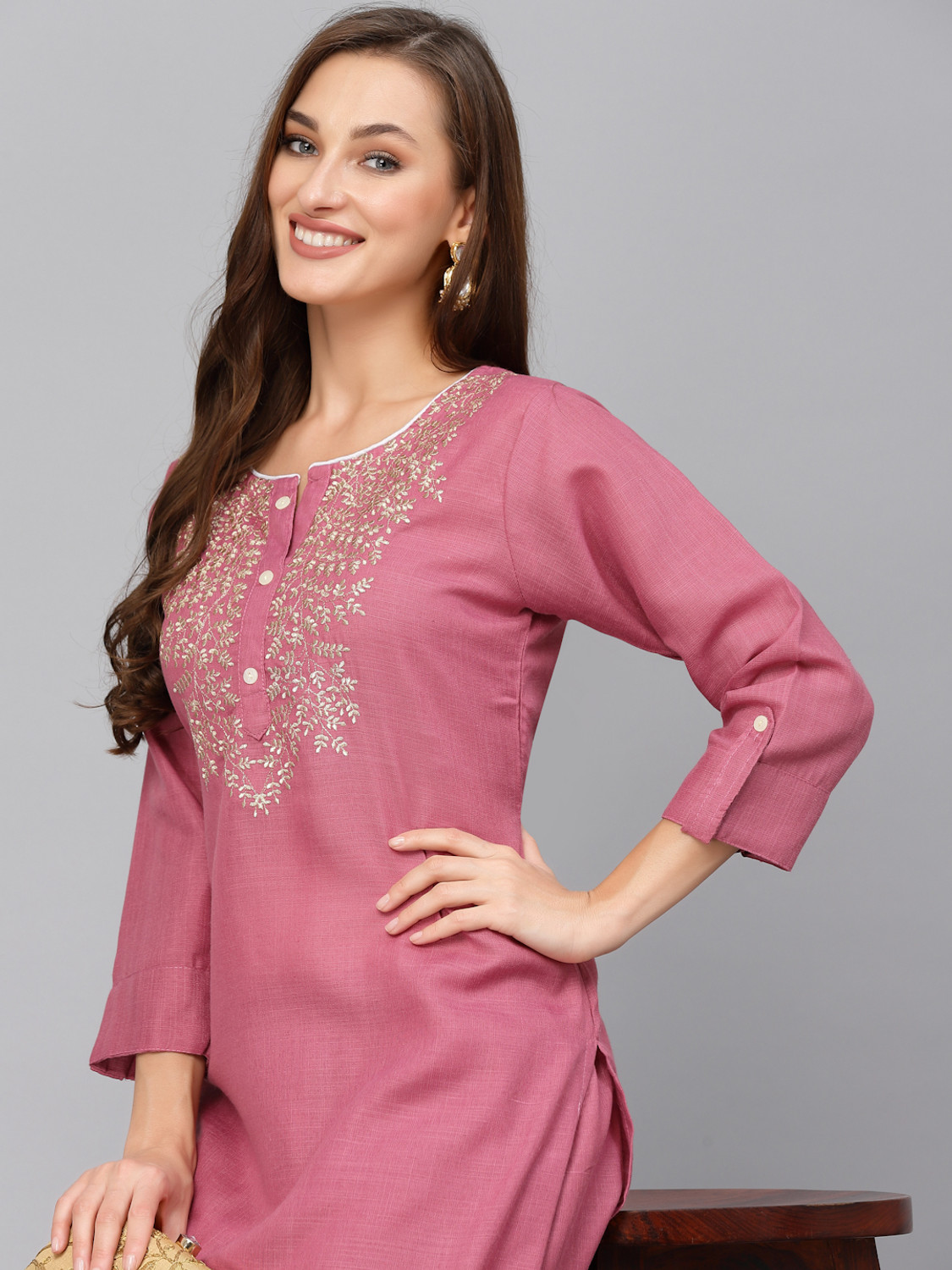  Pilessa Embroidered Viscose RayonSalwar Suit Set
