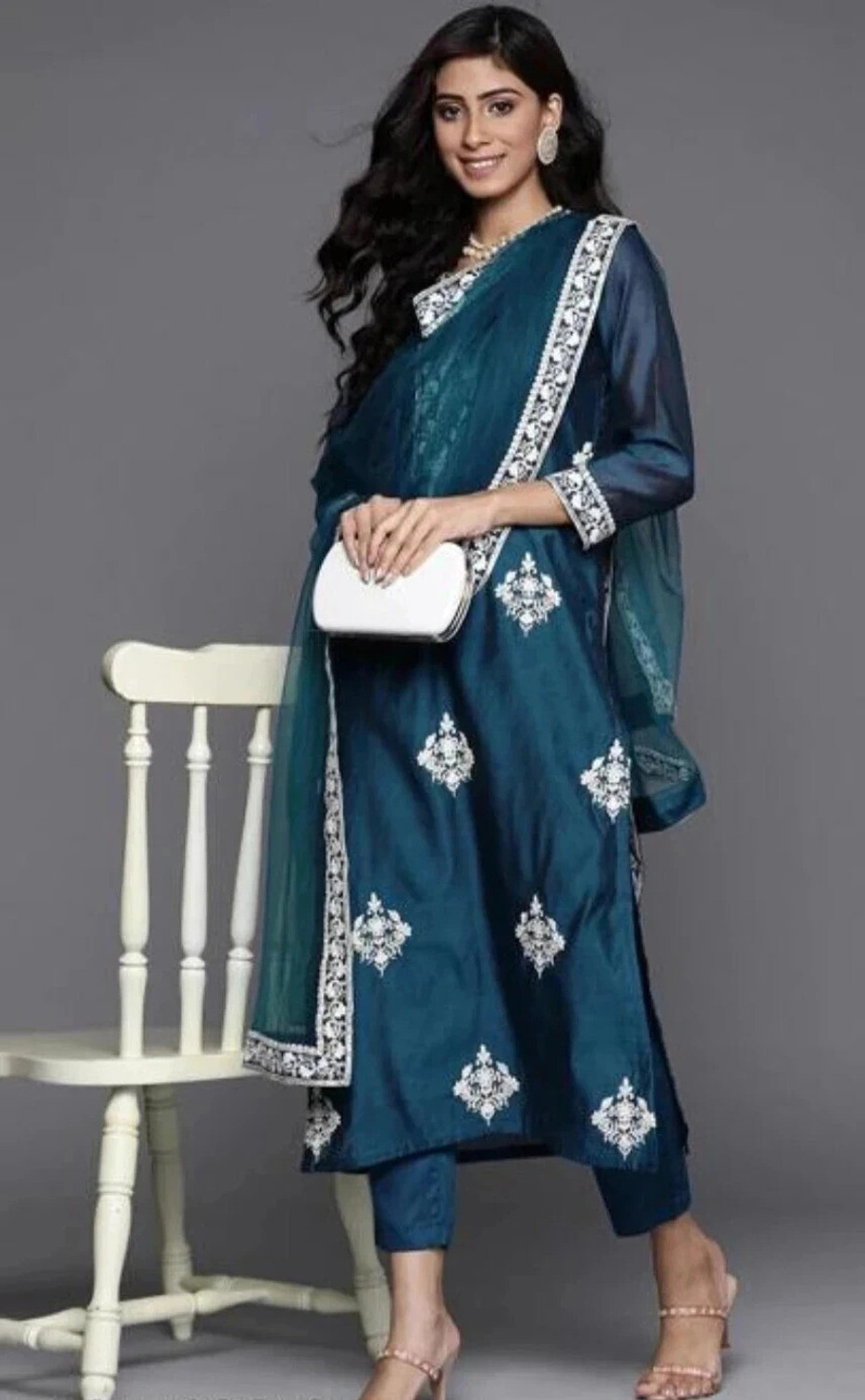  Pilessa Rayon Kurta Salwar Suit Set