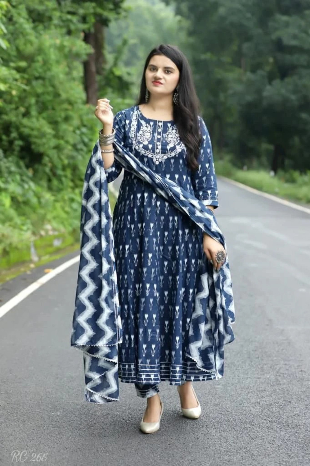  Pilessa  Viscose Rayon  Salwar Suit Set