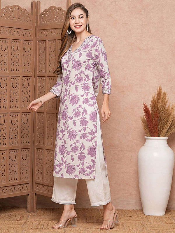 Pravya Viscose Rayon Salwar Suit Set  