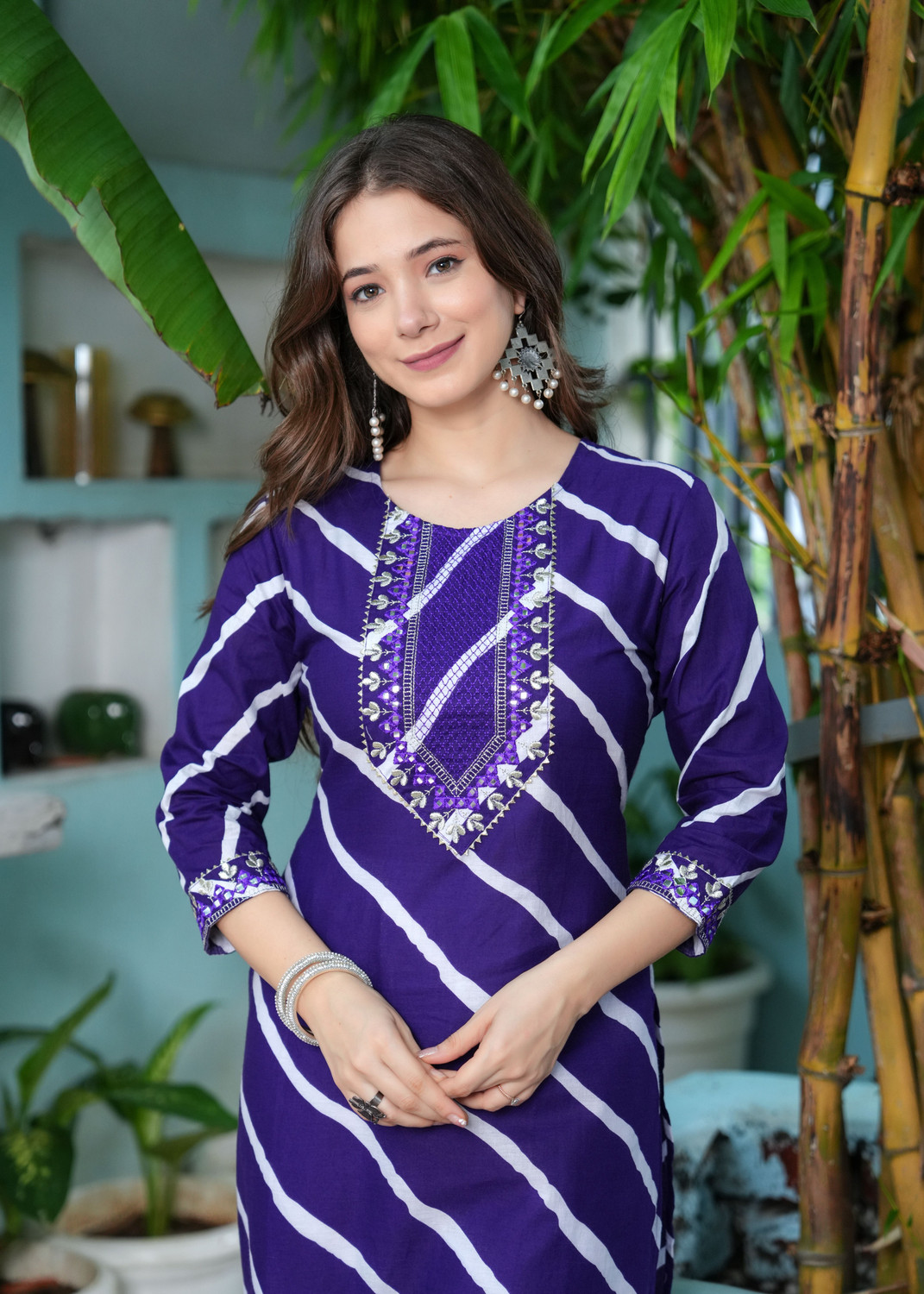 Pravya Embroidered Salwar Suit Set  