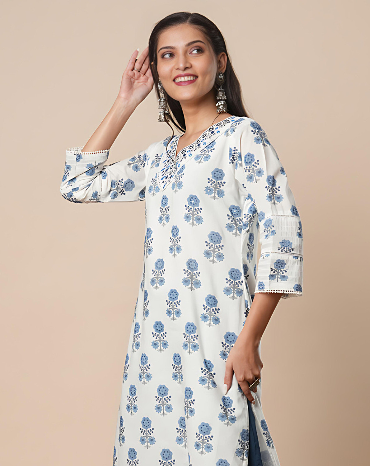 Pravya Viscose Rayon Salwar Suit Set 